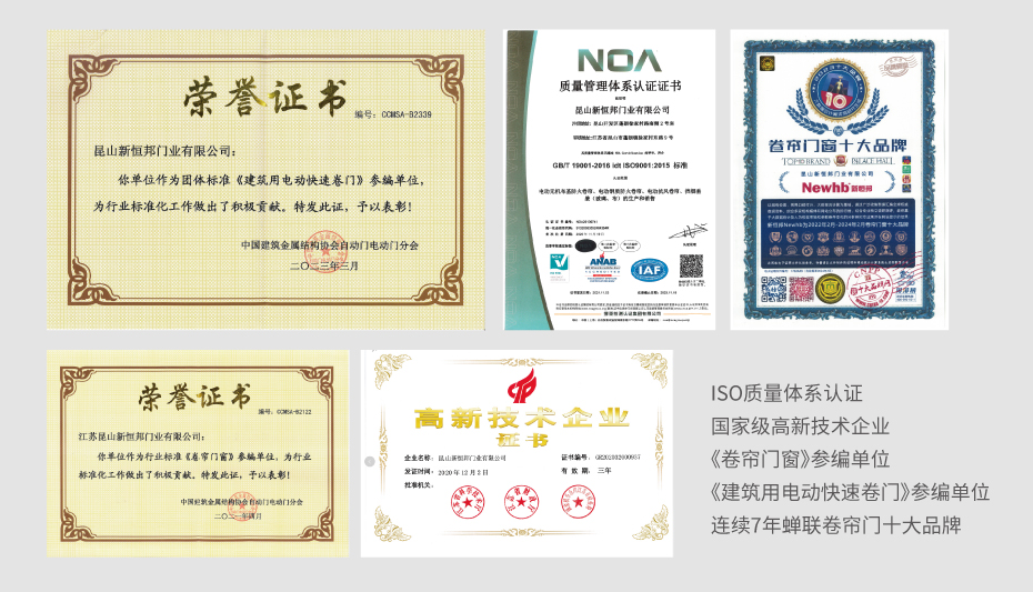 團(tuán)體標(biāo)準(zhǔn)<建筑用電動快速卷門>參編單位